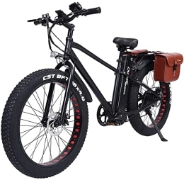SAWOO Elektrische Mountainbike SAWOO 20AH Elektrofahrrad MTB Elektro Fat Bike 26 * 4, 0 Zoll für Erwachsene Männer Frauen (20AH)