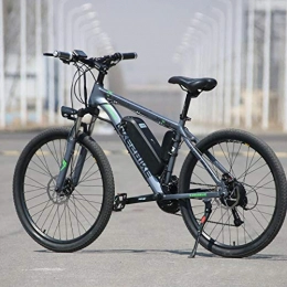 SJDYCYTD Elektrische Fahrräder, montierter Mountainbikes, elektrische Aluminiumlegierung elektrische Fahrräder, Variabler Langlauflohn-landesweitere Fahrräder,Grau