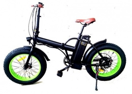 Bisek Fahrräder Top e-Bike, faltbar, Fat Wheel schwarz / grün