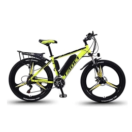 TAOCI Elektrische Mountainbike UNOIF 26-Zoll-Elektro-Fahrrad, 350W Mountainbike 36V 13Ah Abnehmbare Lithium-Batterie PAS Vorne Und Hinten Scheibenbremse, Black Yellow