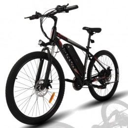 VARUN Elektrische Mountainbike VARUN E Bike E-Mountainbike Alu 26 Zoll für Herren Damen | Shimano 21 Gänge-Schaltung | EU-konform Elektrofahrräder 250W Motor für 25 km / h | Pedelec Trekking Bike mit 10.4Ah Abnehmbar Batterie