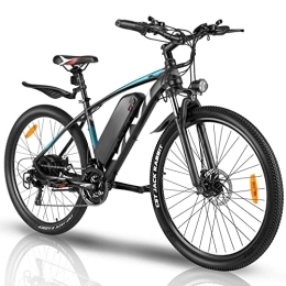 Vivi Elektrische Mountainbike Vivi Unisex – Erwachsene H7 Elektrofahrräder, 27.5‘’ Blau, 27.5 inches