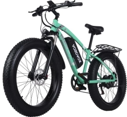 VOZCVOX Fahrräder VOZCVOX 26‘’ Elektrofahrrad E-Bike mit fetten Reifen, E-Mountainbike Herren & Damen, 48-V-17-Ah-Lithiumbatterie Hydraulische Federgabel Pedelec