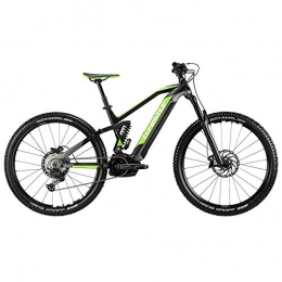 WHISTLE Fahrräder Whistle E MTB Fully 29 Zoll E-Bike B-Rush All SLS Bosch Pedelec E Mountainbike (schwarz / anthrazit / grün, 43 cm)