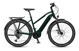 Winora Elektrische Mountainbike Winora Yucatan 10 Yamaha Elektro Fahrrad 2022 (27.5" Damen Trapez 44cm, Emerald matt (Damen))