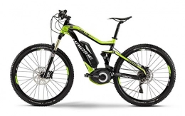 HAIBIKE Elektrische Mountainbike XDURO FullSeven RX 27.5' 400Wh 10-G XT 2015 schwarz / lime Rh 40