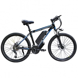 YYAO Elektrische Mountainbike YYAO 26'' Electric Bicycle Ebike Mountain Bike, 48V / 13A 350W 21 Gears 3 Arbeitsmodi, Black Blue