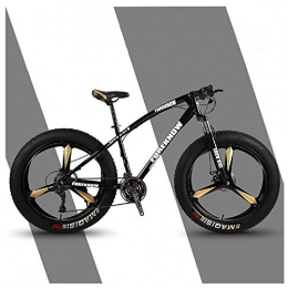 KaiKai Fahrräder 26-Zoll Erwachsene Mountain Bikes, Hardtail Mountainbike, Fat Tire High-Carbon Stahl Anti-Rutsch-Bikes, Vorderachsfederung, 7-21-24-27-Geschwindigkeit All Terrain Mountainbike, grau 5 Speichen, 27-Gan