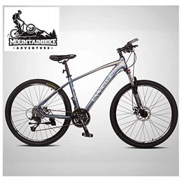 FHKBK Fahrräder 27, 5-Zoll-Mountainbikes für Männer / Frauen, Erwachsene, Jungen / Mädchen, Offroad-Hardtail-Mountainbike mit Vorderradaufhängung und mechanischen Scheibenbremsen, Verstellbarer Sit