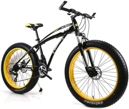Generic Fat Tire Mountainbike Fahrrad, Mountainbike, Aluminiumlegierung 24-Zoll-Räder Rennrad Radfahren Reise Unisex (Color : Blue, Size : 7 Speed)