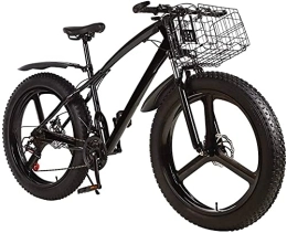  Fahrräder Fat Tire Herren Outroad Mountainbike, 3 Speichen 26 In Doppelscheibenbremse Fahrrad Fahrrad Für Erwachsene Teens Outdoor Riding