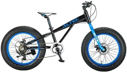Hoopfietsen Fahrräder Hoopfietsen 20 Zoll Jungen Fat Mountainbike 6 Gang Allround, Farbe:schwarz-blau