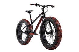 KS Cycling Fat Tire Mountainbike KS Cycling Mountainbike Fatbike 24'' SNW2458 schwarz-rot RH 38 cm