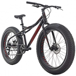 KS Cycling Fat Tire Mountainbike KS Cycling Mountainbike MTB 26'' Fatbike SNW2458 Aluminiumrahmen schwarz RH 46 cm