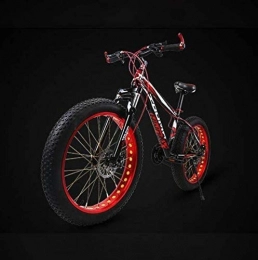 Leifeng Tower Fahrräder Leicht, 20-Zoll-Fat Tire Mountain Bikes for Männer Frauen, Hardtail High-Carbon Stahlrahmen Fahrrad Mountainbike, Doppelscheibenbremse Inventarfreigabe (Color : A, Size : 21 Speed)