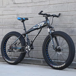 LHQ-HQ Fahrräder LHQ-HQ Adult Mountain Trail Bike, 26"Fat Tire, 24-Gang, Rahmen Aus Kohlenstoffhaltigem Stahl, Gabelaufhängung, Shimano-Schaltkit, Belastung 200 Kg, D