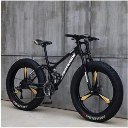 Lyyy Fahrräder Lyyy Variable Speed ​​Mountain Bikes, 26-Zoll-Hardtail Mountainbike, Doppelaufhebung-Rahmen All Terrain Off-Road Fahrrad for Männer und Frauen YCHAOYUE (Color : 21 Speed, Size : Black 3 Spoke)