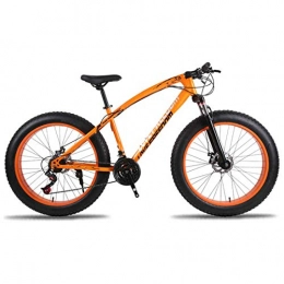 MUYU Fahrräder MUYU Adult Mountainbike 26-Zoll-Rahmen Aus Kohlenstoffstahl 21-Gang-Rennrad (24-Gang, 27-Gang), Orange, 27speed