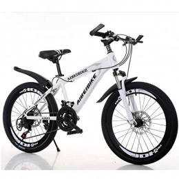 MUYU Fat Tire Mountainbike MUYU Mountainbike 21-Gang Rennradräder Rennrad Zweischeibenbremsfahrräder, White, 22inches