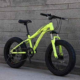 MYPNB Fat Tire Mountainbike MYPNB BMX Fat Tire Bike Fahrrad, Mountainbike for Erwachsene und Jugendliche mit Scheibenbremsen und Frühling-Federgabel, High Carbon Stahlrahmen 5-25 (Color : F, Size : 20inch 7 Speed)