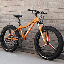 N&I Fat Tire Mountainbike N&I 21 Speed Mountain Bikes 26 Inch Fat Tire Hardtail Snowmobile Dual Suspension Frame and Suspension Fork All Terrain Men's Mountain Bicycle Adult Mountain Bike.