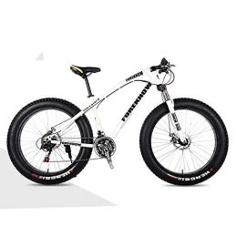 Nerioya Erwachsenen-Mountainbike, Doppelscheibenbremsen Vorne Und Hinten, Stoßdämpfendes Fat Shift Beach Shift Bike,A,26 inch 24 Speed