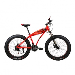 Qinmo 26-Zoll-Mountainbike, Fahrrad Alurahmen Kreuzer, Strand Schnee Fahrrad, stodmpfende Doppelscheibenbremsen, Mnner und Frauen reiten (Color : B, Size : 7 Speed)