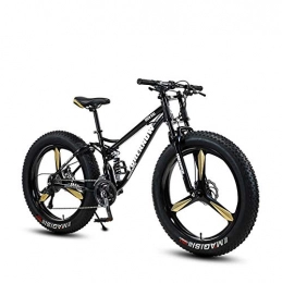 SHJR Fahrräder SHJR Herren Fat Reifen Mountainbike für Erwachsene, leichte Schneebike, hochfester Kohlenstoffstahlrahmen Doppelscheibe Bremskreuzer Fahrrad, C, 27speed