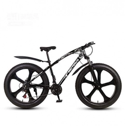 WJSW Fahrräder WJSW 26-Zoll-Fat-Tire-Mountainbike-Fahrrad für Erwachsene, Hardtail-MTB-Fahrrad, Rahmengabel mit hohem Kohlenstoffstahlrahmen, Doppelscheibenbremse