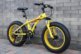 YONGXINXUZE Snowbike Mountainbike Doppelscheibe Mountain Fat Bike Federung Stahlrahmen 4 Reifen Aluminiumrad 20kg City Bike Bike