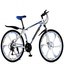 CDPC Fahrräder 26 Zoll 21-30 Speed ​​Mountainbike | Fahrrad für Männer und Frauen für Erwachsene Mountainbike | Doppelscheibenbremse Fahrrad Mountainbike (Color : White Orchid, Size : 26 Zoll)