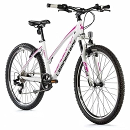 Leaderfox Mountainbike 26 Zoll Alu Mountainbike Leader Fox MXC Lady 8 Gang S-Ride MTB Rh41 cm weiß pink