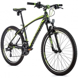 Leaderfox Mountainbike 26 Zoll Leader Fox MXC Fahrrad Mountain Bike 21 Gang Shimano Rh 41cm schwarz grün