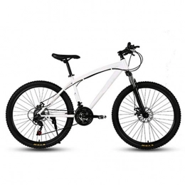 D&XQX Fahrräder 26-Zoll-Mountainbikes, Doppelscheibenbremse Hardtail Mountainbike, Herren Damen High-Carbon Stahl All Terrain Alpine Fahrrad Anti-Rutsch-Bikes, 21 Speed
