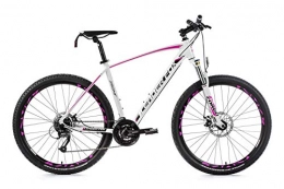 Leaderfox Fahrräder 27, 5 Zoll Alu Leader Fox MTB Fahrrad Bike Scheibenbremse DISC Shimano Weiss pink