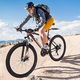 AGrAdi Fahrräder AGrAdi Rennrad für Erwachsene, 26-Zoll-Klapp-Mountainbike, Doppelscheibenbremsen, vollgefederte, rutschfeste MTB-Fahrräder, 3-Speichen-Räder, leicht, für Männer und Frauen (A8)