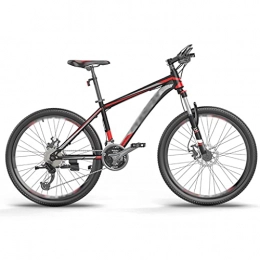 Aoyo Mountainbike Aoyo Mountainbike, Männliche Off-Road-Variable Geschwindigkeit Fahrradschlagabsorption 24 Zoll Jugendrad(Color:24 Speed 24 inches-Black and red)