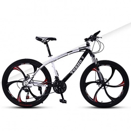AP.DISHU Fahrräder AP.DISHU 30 Geschwindigkeit Kind Mountainbike Doppelscheibenbremse Fahrrad Vorderradaufhngung Kohlenstoffstahl MTB 24 Zoll Rad, Schwarz