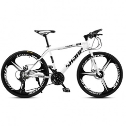 AYZE Fahrräder AYZE Offroad-Mountainbike für Erwachsene Und Jugendliche, 26-Zoll-All-Terrain-Mountainbike 21-Gang-3-Speichen-Carbonstahl 21speed White