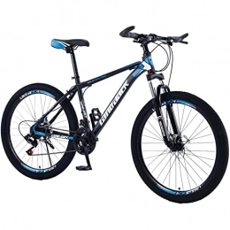 AZXV Mountainbike AZXV Erwachsene Mountainbike Full-Suspension Hoch-Kohlenstoffstahl MTB-Fahrrad, mechanische Dual-Scheibenbremse, 21 / 24 / 27 Geschwindigkeit optional, 26-Zoll-Räder, rutschf Black Blue-21