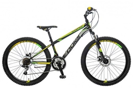 breluxx Fahrräder breluxx® 26 Zoll Mountainbike Hardtail FS Disk D2 Sonic Black Yellow, 18 Gang