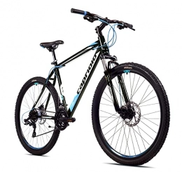 breluxx Fahrräder breluxx® 29 Zoll Mountainbike D2 Hardtail FS Oxygen Sport, 21 Gang Shimano, schwarz-blau, Mattlackierung