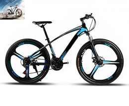 CAGYMJ Fahrräder CAGYMJ 26 Zoll Mountainbike, Scheibenbremsen Hardtail MTB, Trekkingrad Herren Bike Mädchen-Fahrrad, Vollfederung Mountain Bike, 21 Speed, Blau