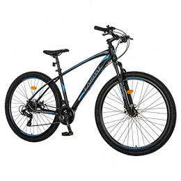 CARPAT Fahrräder CARPAT Mountainbike 27.5 Zoll Fahrrad Herren Aluminium Bike Shimano 21 Gang Schaltung, 17.76 Zoll Rahmen Alu MTB Vollgefedert (27.5 Zoll, Blau)