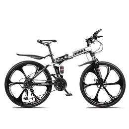 CHHD Fahrräder CHHD Adult Folding Mountainbike Double Shock-absorbierendes 26-Zoll-Fahrrad Faltbar, 21-Gang / 27-Gang