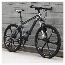 COSCANA Mountainbike 26-Zoll-21-30-Gang-Fahrrad, MTB Mit Doppelscheibenbremsen, Vorderradaufhängung, Mountainbikes Für Erwachsene Und JugendlicheGray-21 Speed