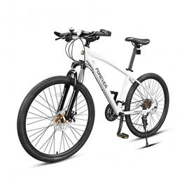 CPY-EX Fahrräder CPY-EX Mountainbike 27 Gang-Doppelscheibenbremssystem Mountain Bike 26 Zoll Räder Fahrrad (Weiß, Schwarz), B