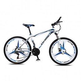 YeeWrr Fahrräder Damenfahrrad 28 Zoll Lightweight Hybrid Bike Umweltfreundliches Reiserad, Schutz Der Globalen Umwelt, Reduzierung Der Luftverschmutzung, Einfaches Reisen Und Kohlenstoffarme Lebensdauer-Wei Blau-3Spo
