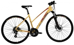 DEVRON Fahrräder Devron Cross LK2, 8 28 Zoll 52 cm Frau 24G Scheibenbremse Gelb