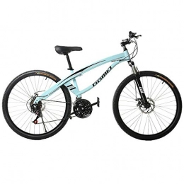 DGAGD Fahrräder DGAGD 24-Zoll-Mountainbike Licht mit Variabler Geschwindigkeit Erwachsene 21-Gang-Fahrradspeiche Rad hellblau